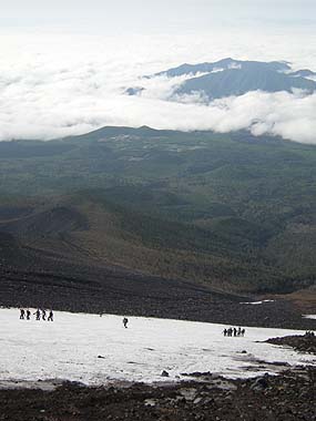 090523富士山6.5合目雪渓