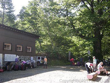 110716太郎平への折立登山口