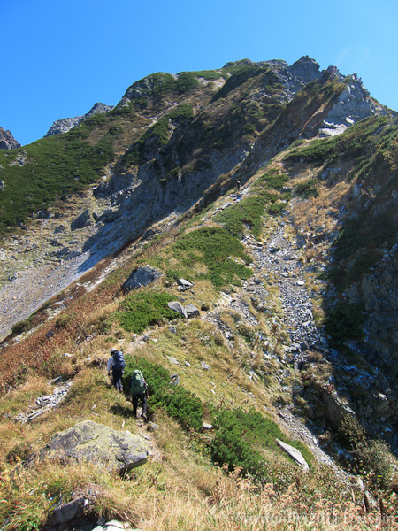 110924早月尾根2614mから剱岳