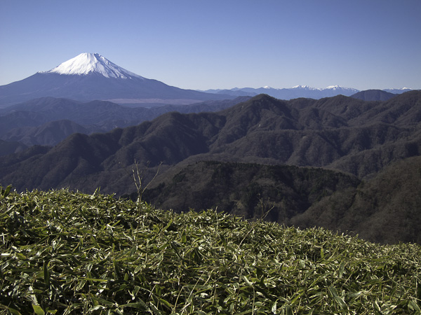 111204丹沢・富士山から南アルプス