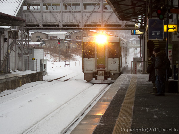 120212遠野駅から花巻へ
