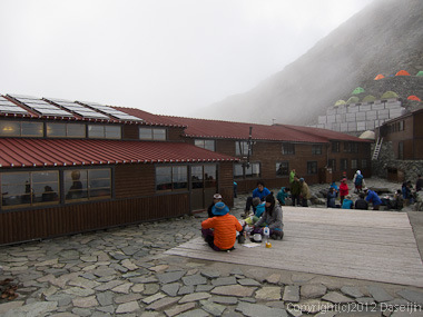 120921北穂前尾根・穂高岳山荘